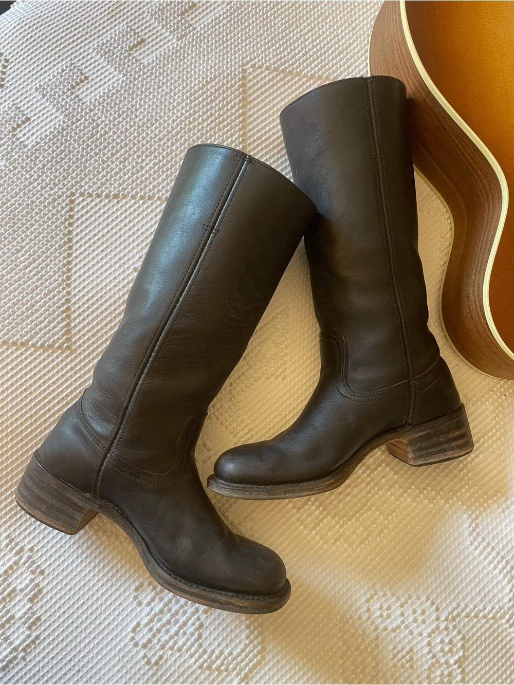 FRYE | Black Campus Boots 14L - Picture 7 of 8